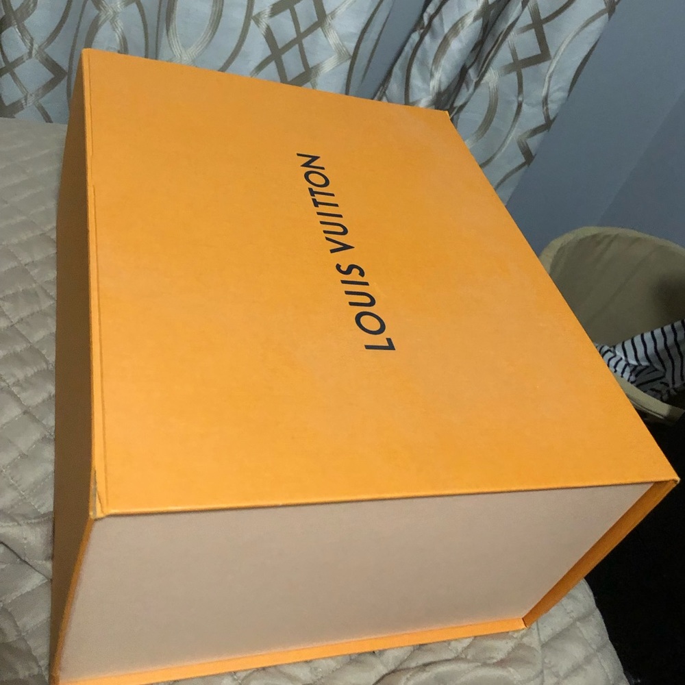 Large Louis Vuitton box.